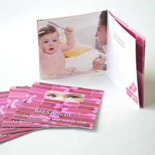Folletos con folder